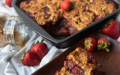 STRAWBERRY OAT CAKE